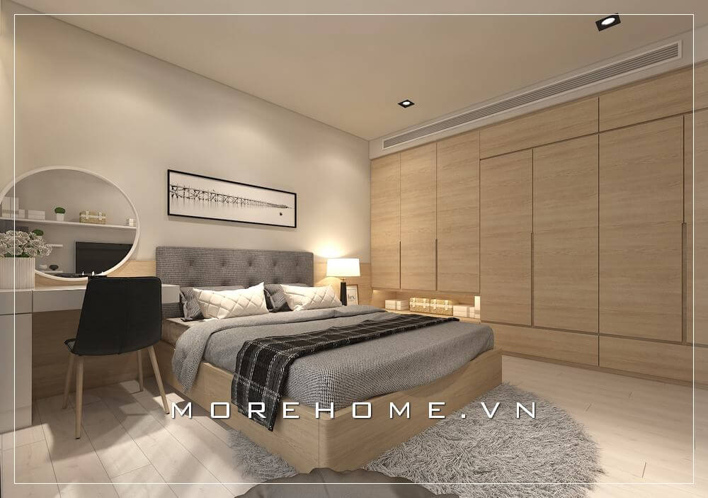 Giường ngủ gỗ hiện đại